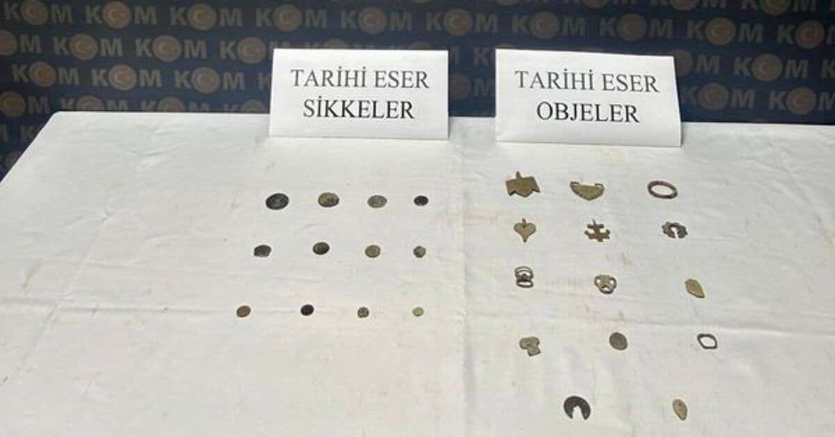 Karabük'te 12 sikke ele geçirildi