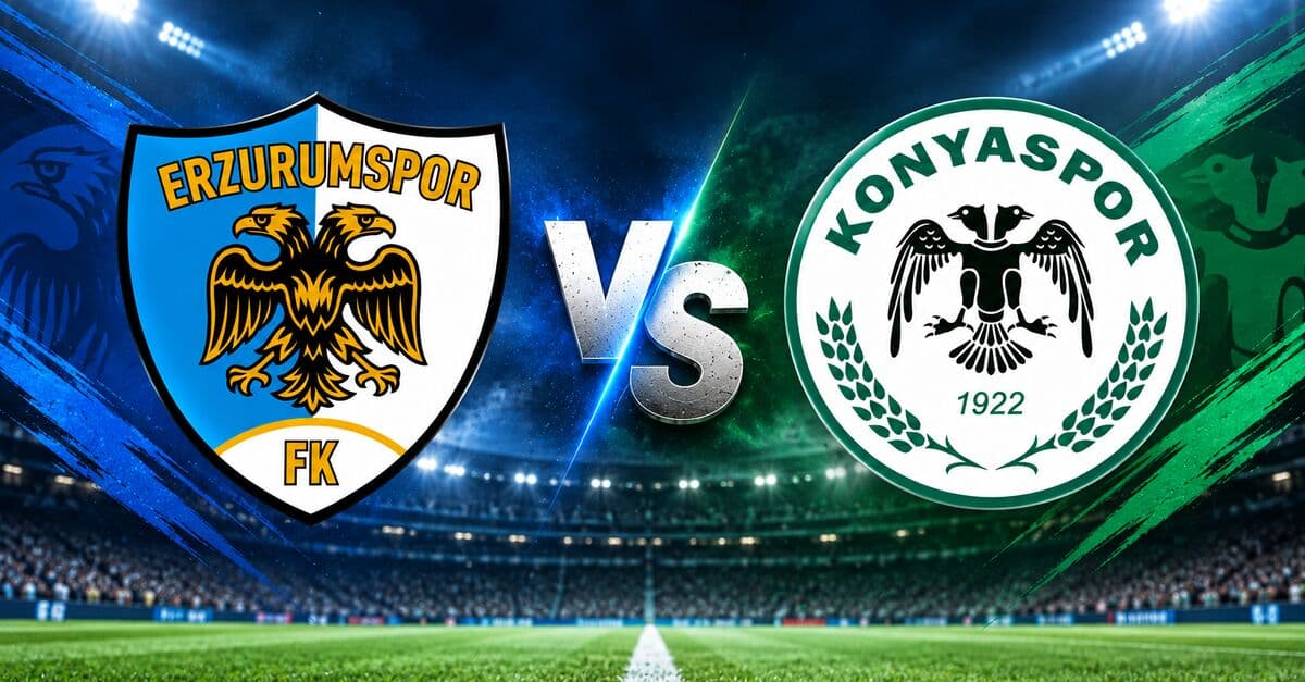 Erzurumspor - Konyaspor maçı saat kaçta?
