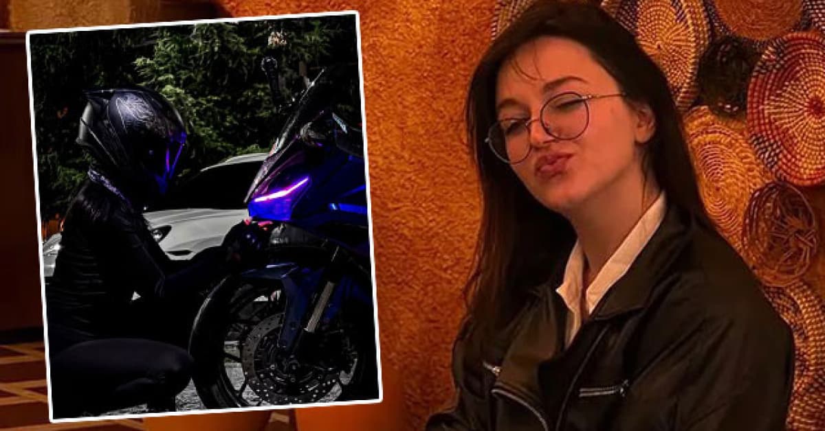 İki motosiklet çarpıştı... Genç kadın ağlattı!