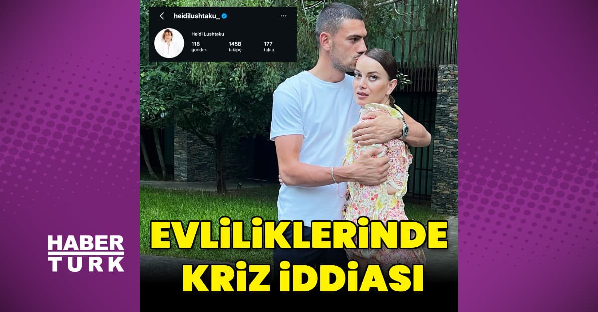 Evliliklerinde kriz iddiası