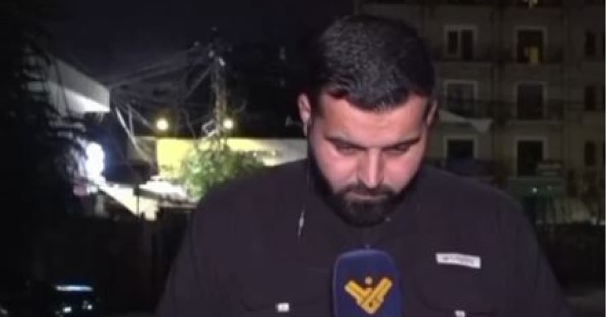 Muhabire canlı yayında saldırı