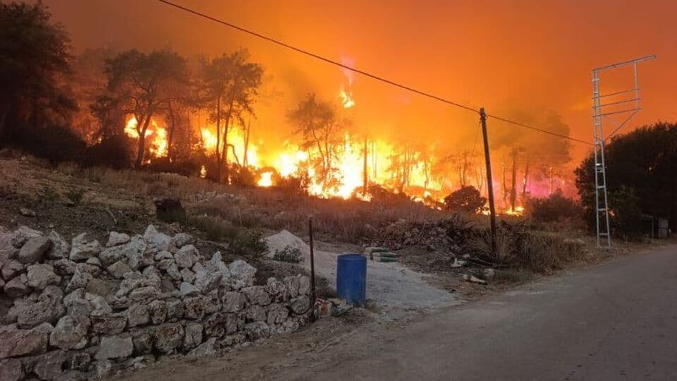 Antalya'da orman yangını