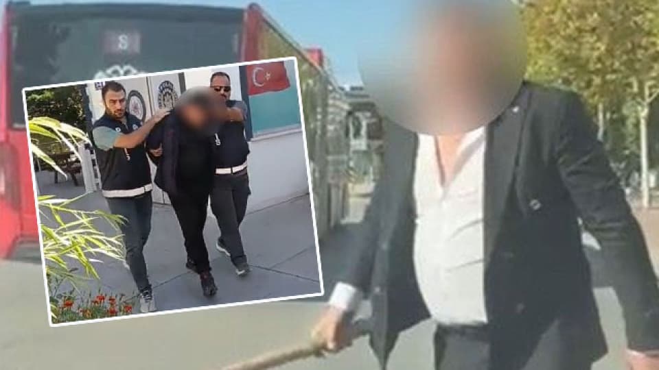 Lüks araçtan sopayla inmişti... Kâbusu yaşadı!