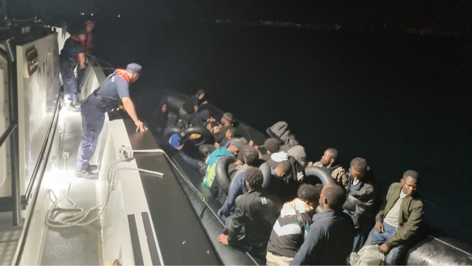 19 göçmen kurtarıldı