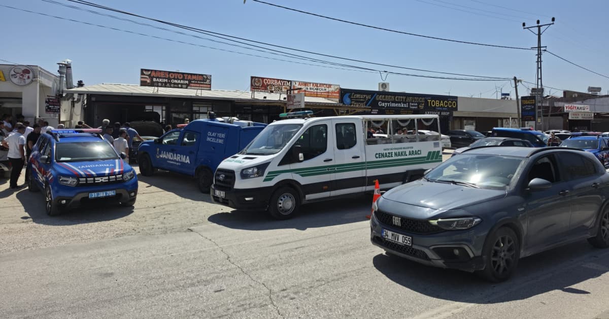Tamirhanede patlama! Başına parça isabet etti!