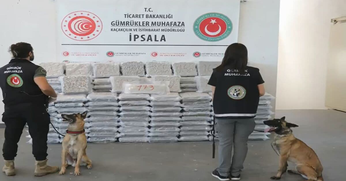 387 kilo uyuşturucu ele geçirildi