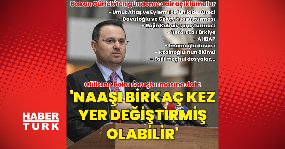 Adalet Bakanı Akın Gürlek gazetecilerle bir araya geldi