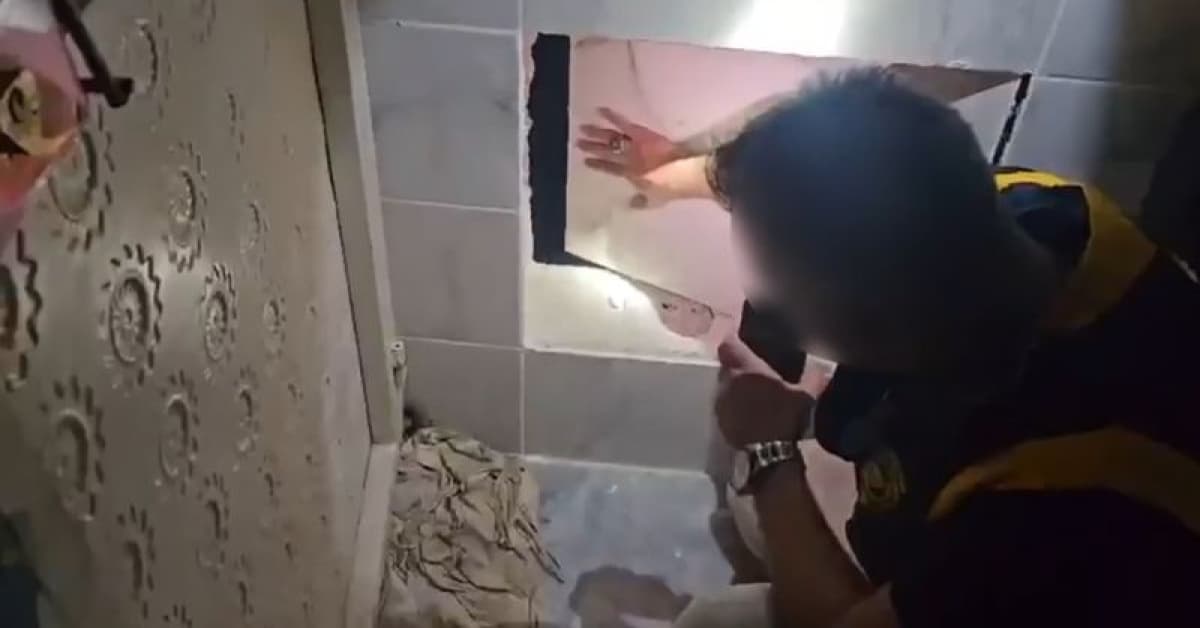 Fayansın arkasından katil çıktı!