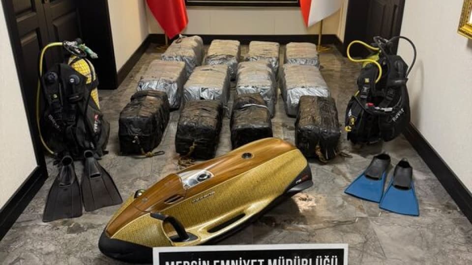 Mersin Limanı'nda 350 kg kokain ele geçirildi