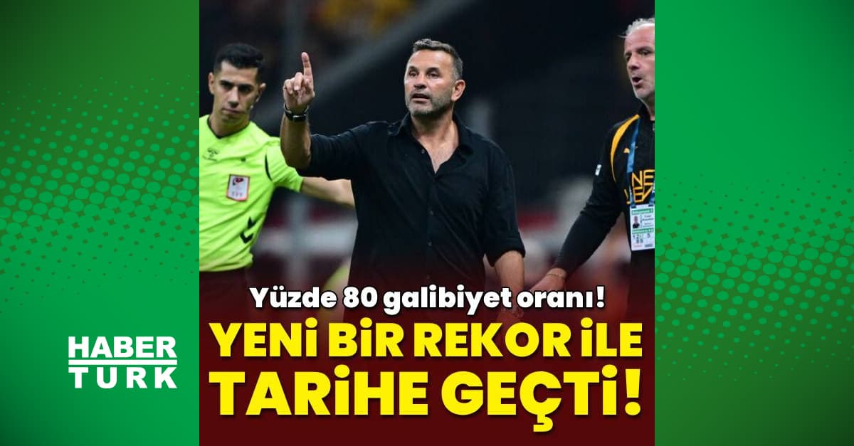 Tarihi rekor! Yüzde 80 galibiyet oranı