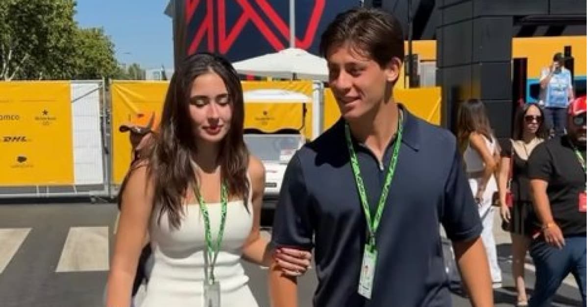 Arda Güler sevgilisiyle Formula 1'de