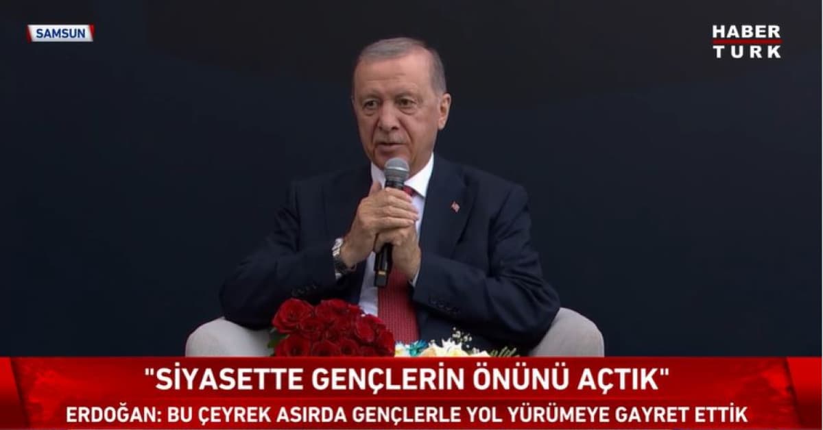 Cumhurbaşkanı Erdoğan gençlerle buluştu