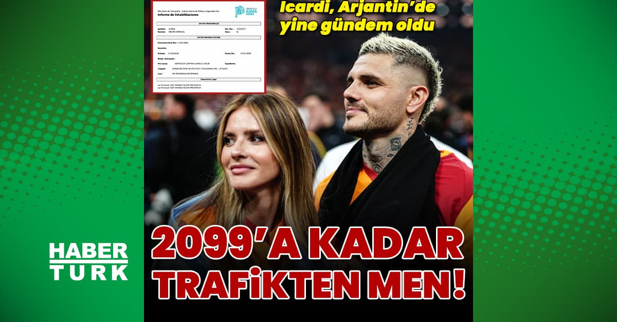 Icardi 2099'a kadar trafikten men edildi!