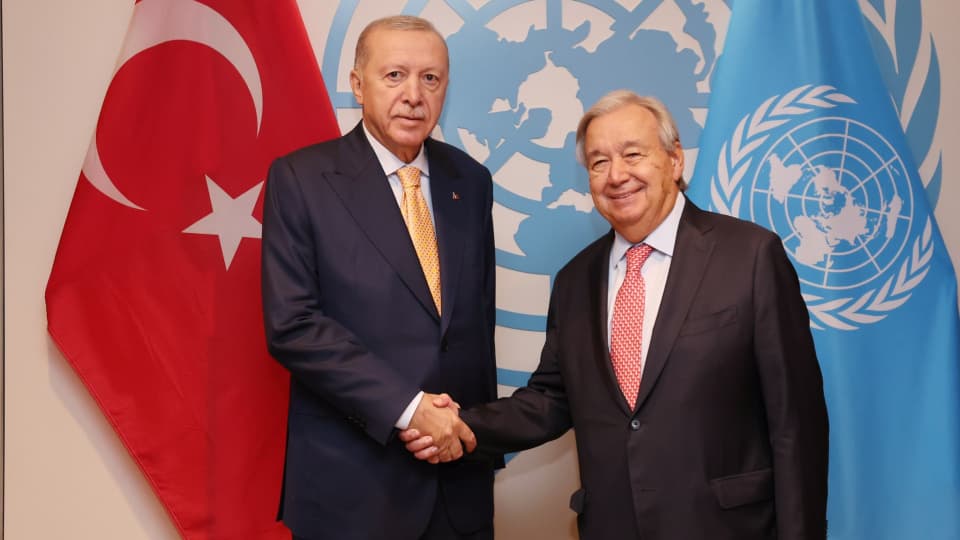Cumhurbaşkanı Erdoğan, Guterres ile görüştü