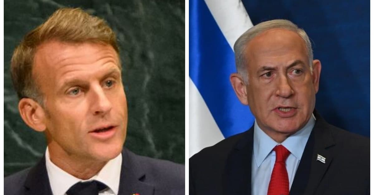 Macron ve Netanyahu arasında 'Filistin' gerilimi