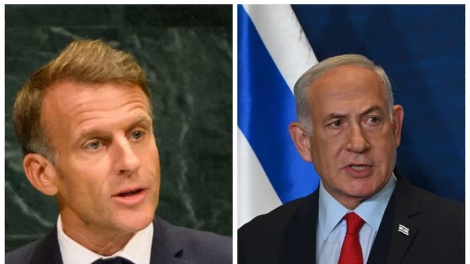 Macron ve Netanyahu arasında 'Filistin' gerilimi