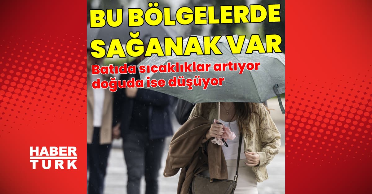 Bu bölgeler için sağanak yağmur uyarısı