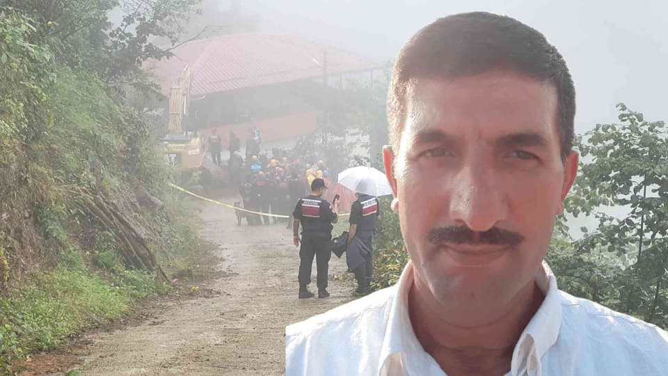Trabzon'da heyelan: 1 kişi toprak altında