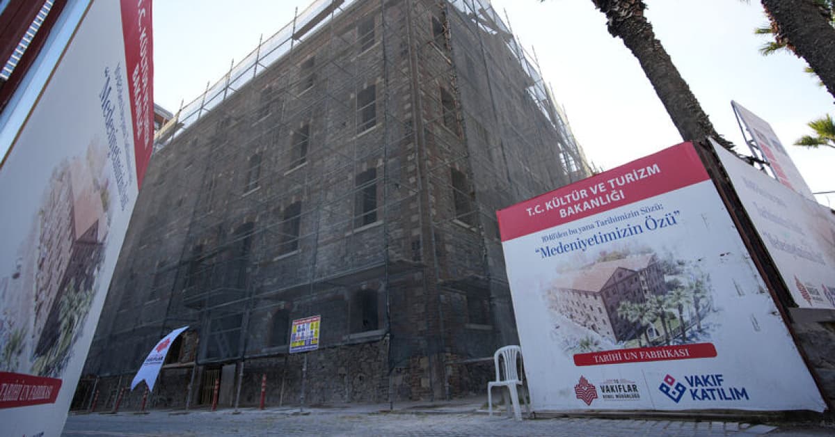 Tarihi un fabrikası kütüphaneye dönüşecek
