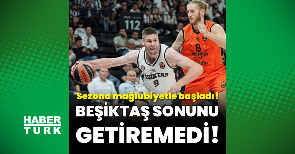 Beşiktaş sezona mağlubiyetle başladı!