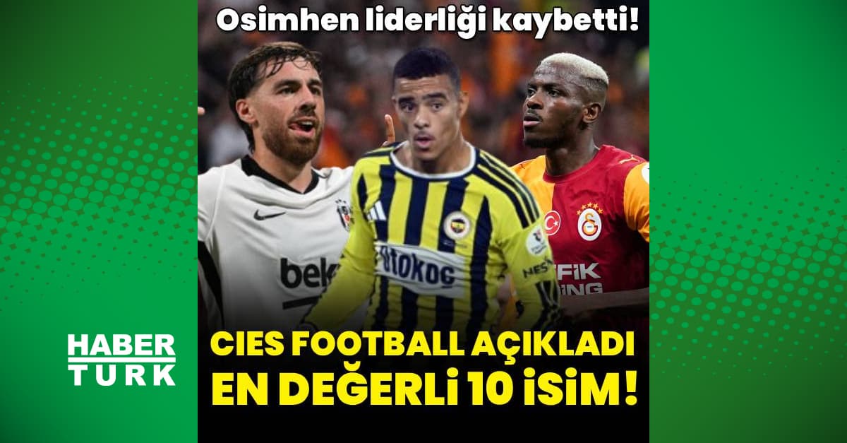 İşte Süper Lig'in en değerli 10 ismi!