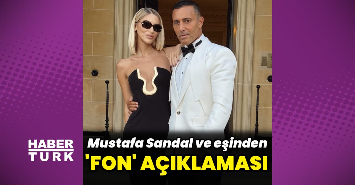 Sandal ve eşinden 'fon' açıklaması