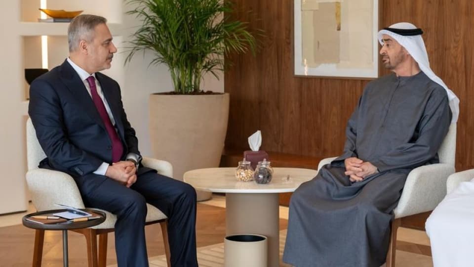 Bakan Fidan'dan BAE'ye ziyaret