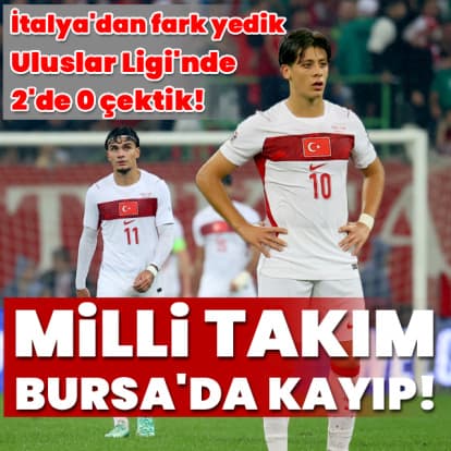 A Milli Takım, İtalya'ya mağlup oldu