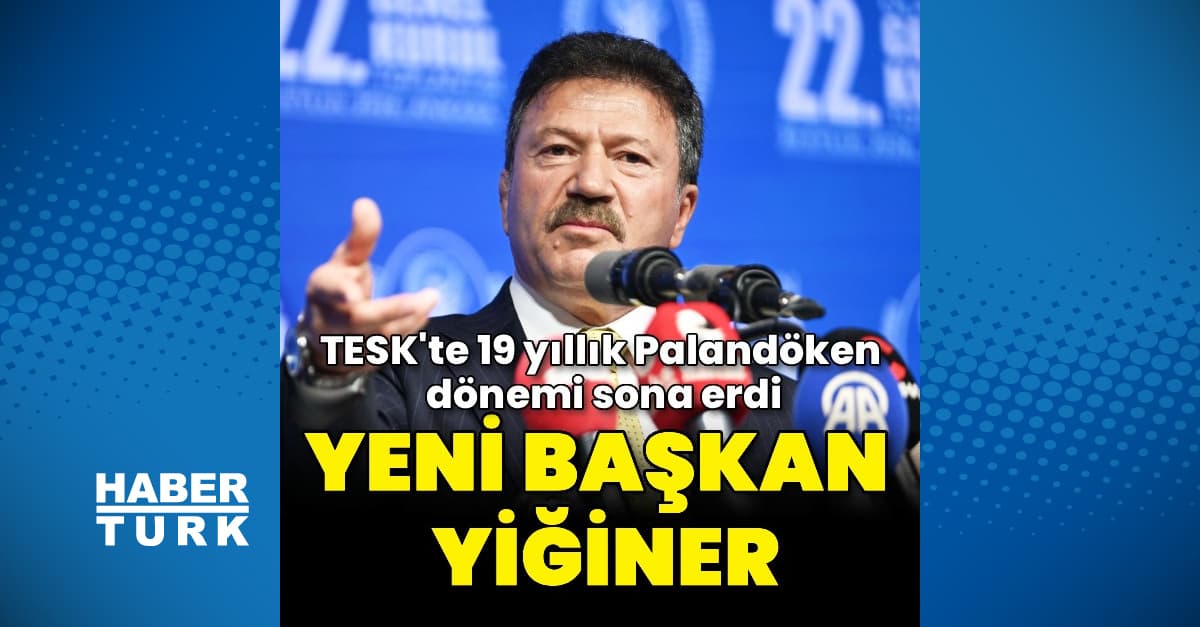 TESK’te 19 yıllık dönem sona erdi