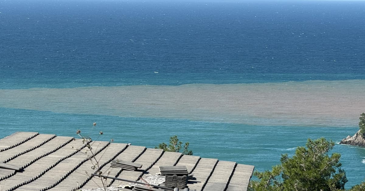 Bartın’da deniz kahverengiye döndü