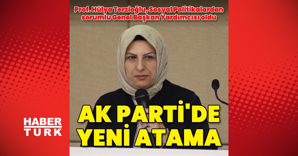 AK Parti'de yeni atama