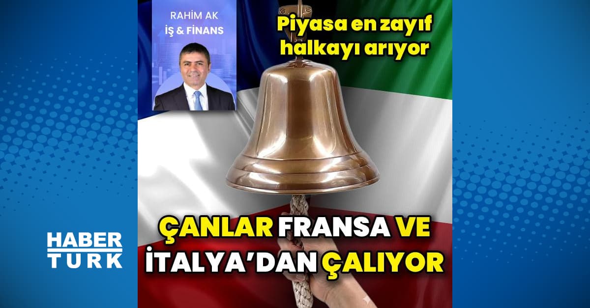 Alarm zilleri Fransa'dan çalıyor