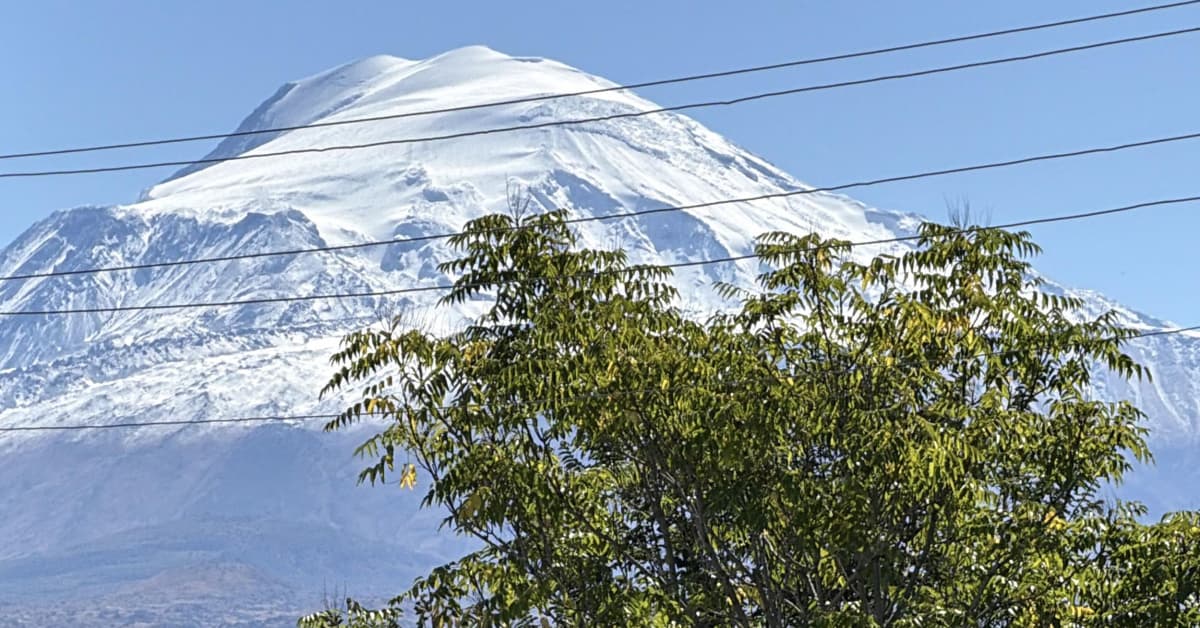 Ağrı Dağı beyaza büründü
