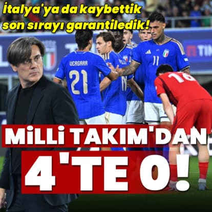 Milli Takım'dan 4'te 0!