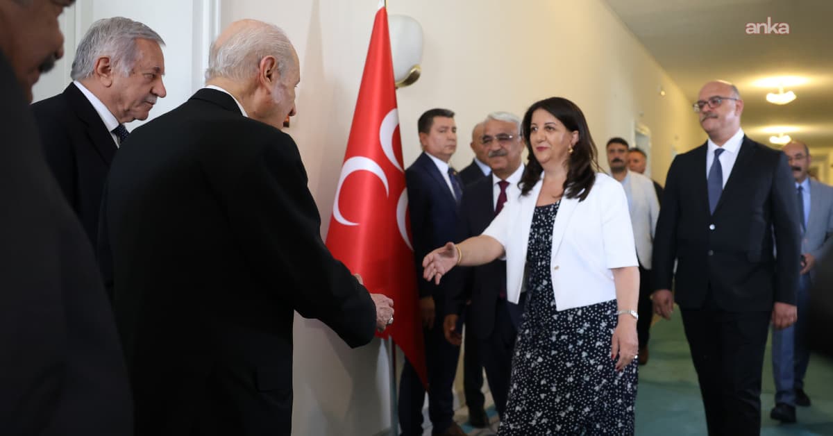 DEM heyeti, MHP lideri Bahçeli ile görüştü