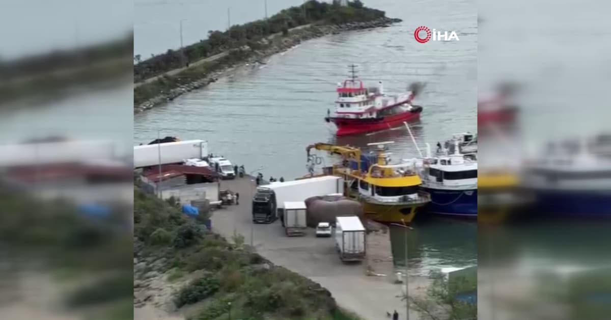 Denizde facia! Teknenin makarası koptu!
