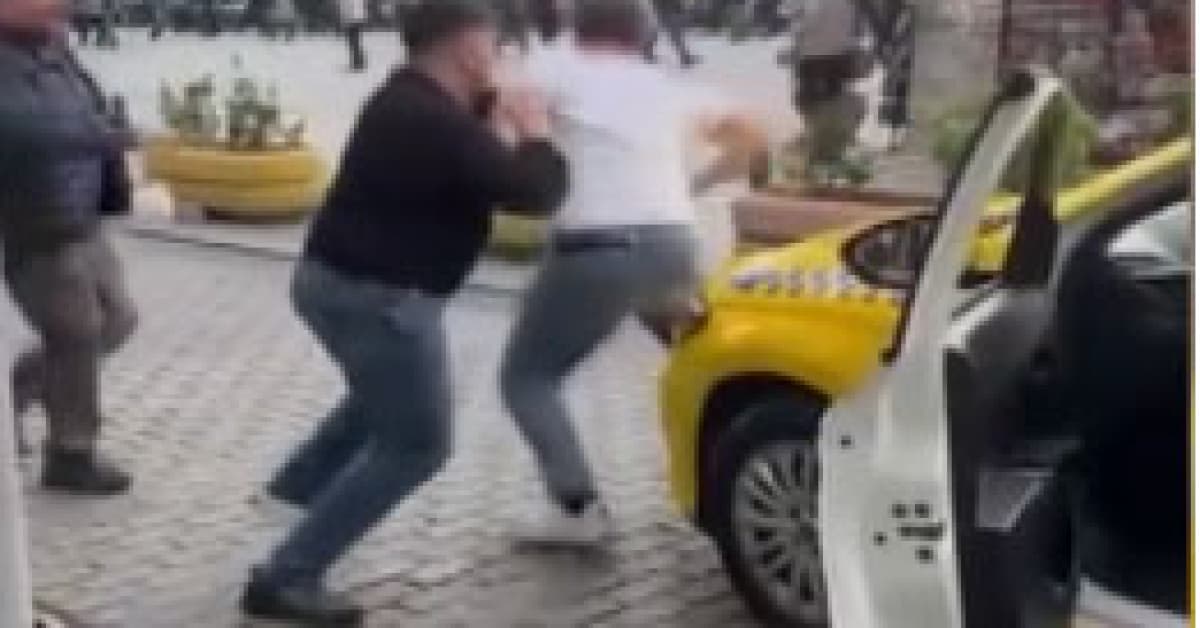 Taksiciler yolu ringe çevirdi