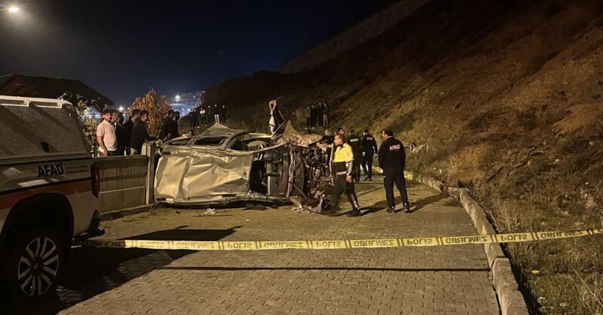 Hafif ticari araç şarampole devrildi: 2 ölü, 2 yaralı