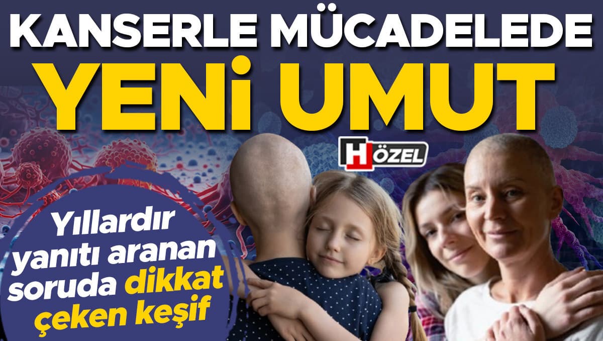 Bilim dünyasını heyecanlandıran haber: Kanserle mücadelede yeni umut! Yıllardır yanıtı aranan soruda ezber bozan gelişme
