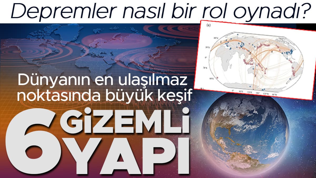 Dünyanın en ulaşılmaz noktasında büyük keşif: 6 gizemli yapı ortaya çıktı! Gelen sinyal her şeyi değiştirdi