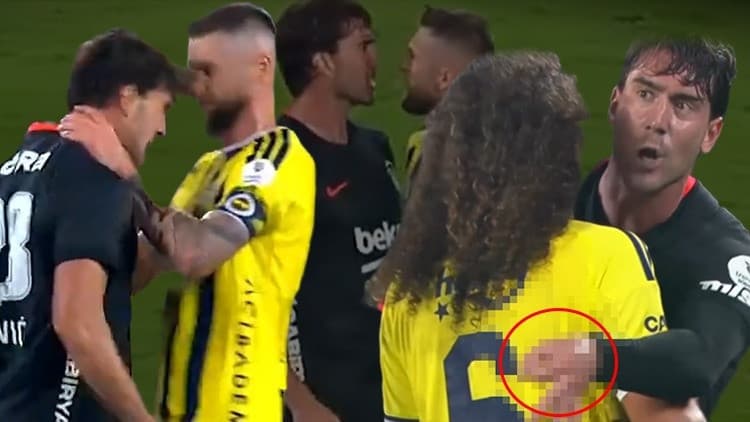 Derbide ortalık karıştı, birbirine girdiler: Fenerbahçe'de el hareketi, Beşiktaş'tan boğaz sıkma itirazı!