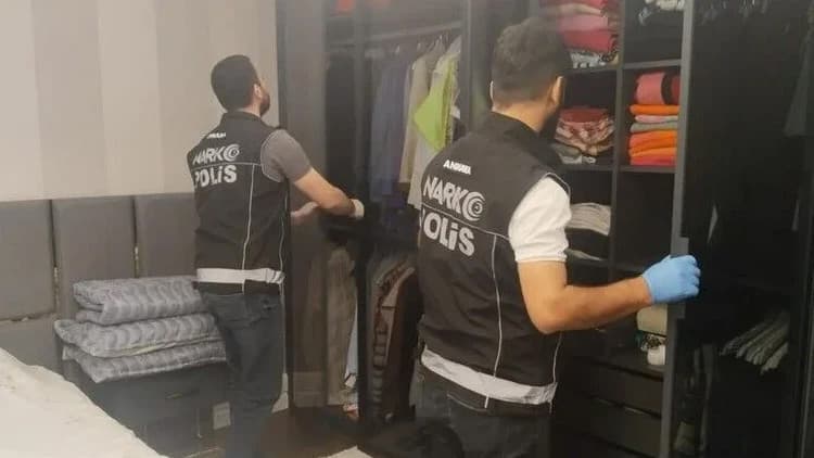 Ankara'da 3'üncü dalga uyuşturucu-fuhuş operasyonu: 17 tutuklama