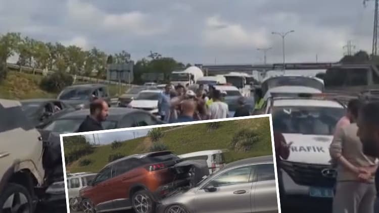 İstanbul'da 6 aracın karıştığı zincirleme kaza