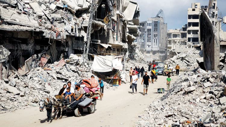Gazze’de 61 milyon tonluk enkaz
