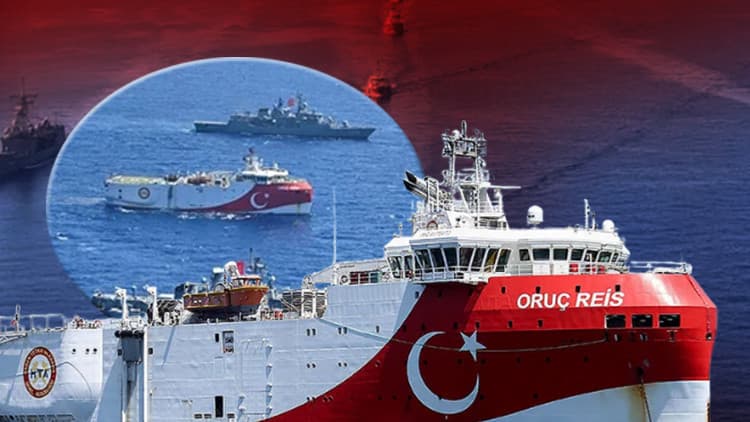 Türkiye Doğu Akdeniz'de yeni NAVTEX ilan etti! Yunan basını: 'Oruç Reis geri döndü'