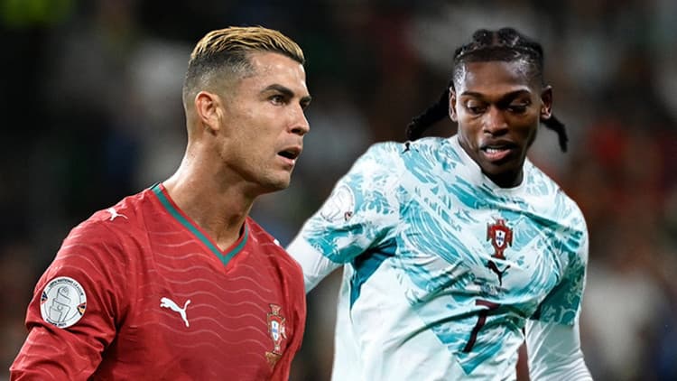 Rafael Leao'dan Ronaldo açıklaması! 'Bu bizi ilgilendiren bir konu değil'