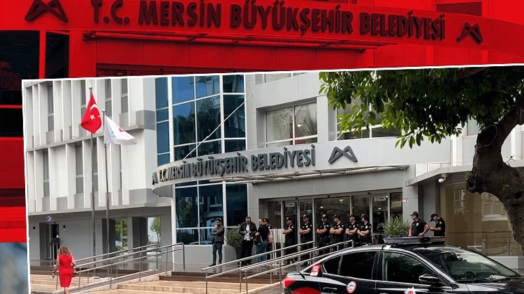 Mersin'de 3 belediyeye yönelik yolsuzluk soruşturmasında şüpheliler adliyeye sevk edildi
