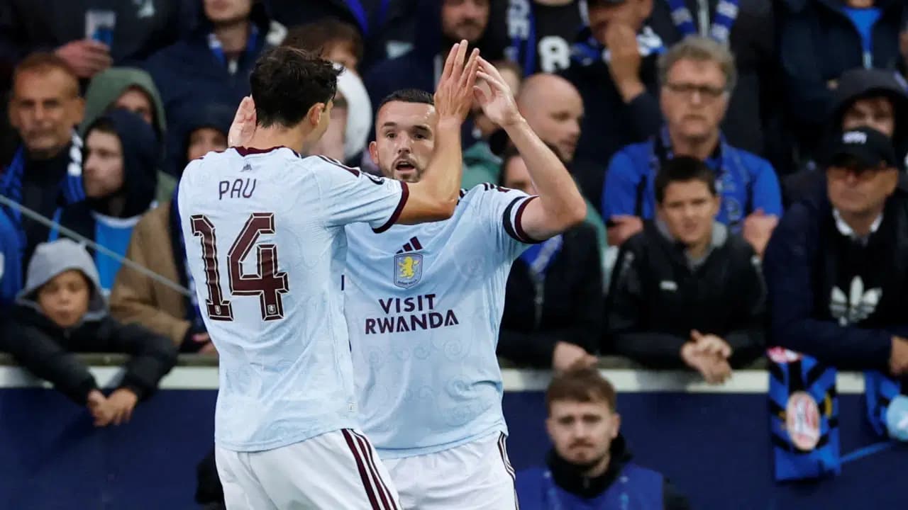 Aston Villa, Club Brugge deplasmanından üç puanla ayrılıyor!