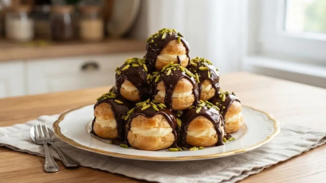 Tatlı krizlerinin en lezzetli çözümü: MasterChef profiterol tarifi