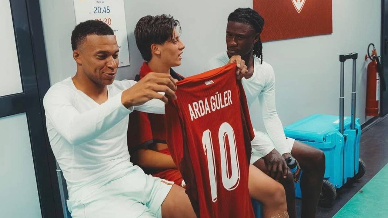 Kylian Mbappe'den Arda Güler paylaşımı: 'Habibi'